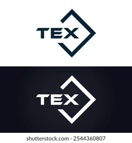 TEX logo. T E X design. White TEX letter. TEX, T E X letter logo design. T E X letter logo design in GOLD,