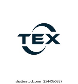 Logotipo de TEX. Diseño T E X. Letra TEX blanca. TEX, diseño de logo de letra TEX. Diseño del logotipo de la letra X en ORO,