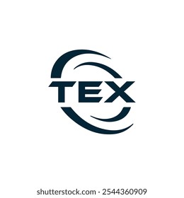 Logotipo de TEX. Diseño T E X. Letra TEX blanca. TEX, diseño de logo de letra TEX. Diseño del logotipo de la letra X en ORO,