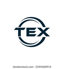 Logotipo de TEX. Diseño T E X. Letra TEX blanca. TEX, diseño de logo de letra TEX. Diseño del logotipo de la letra X en ORO,