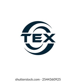 Logotipo de TEX. Diseño T E X. Letra TEX blanca. TEX, diseño de logo de letra TEX. Diseño del logotipo de la letra X en ORO,