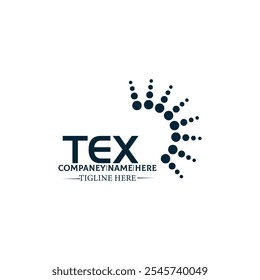 Logotipo de TEX. Diseño T E X. Letra TEX blanca. TEX, diseño de logo de letra TEX. Diseño del logotipo de la letra X en ORO,