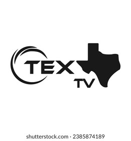 tex tv Chanel Logo Vector  Design 
