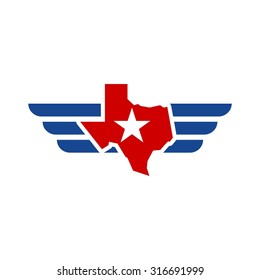 Texas aviation logo