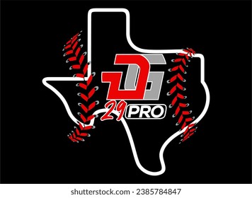 Texas Baseball DG 29 Pro Logo