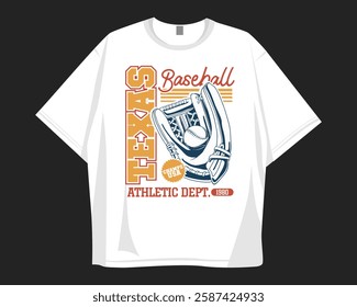 Texas baseball, Vintage baseball graphic t shirt design for print