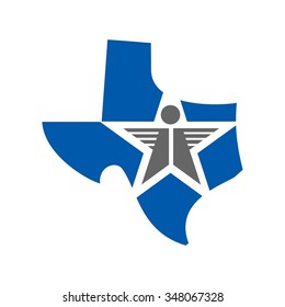 texas chiropractic logo vector,