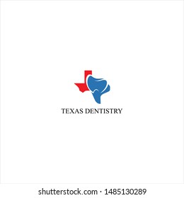 Texas Dentistry logo design concept