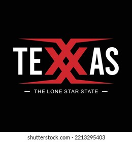 Texas design typography, designs for t-shirts, wall murals, stickers ready to print, vector illustration 