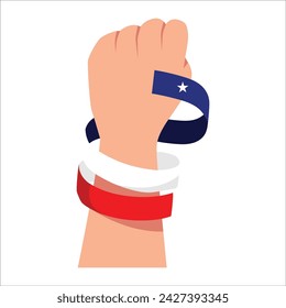 Texas Element Independence Day Illustration Design Vector
