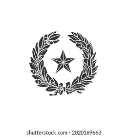 Texas Flag Icon Silhouette Illustration. State Insignia Vector Graphic Pictogram Symbol Clip Art. Doodle Sketch Black Sign.