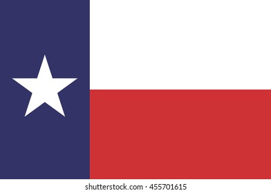 Texas flag vector