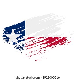 Texas grunge, damaged, scratch, vintage and old. Lone star state flag. Texas grunge flag with a texture. Symbol of the independent spirit of the state of Texas