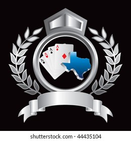 texas hold em silver royal display