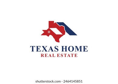 Texas Home and City Property Illustration Logo Design.