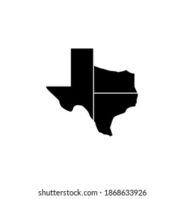 Texas icocn vector. texas sign symbol