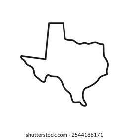 Texas icon. isolated vector icon.