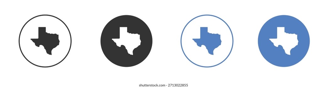 Texas icon simple minimalist Vector EPS