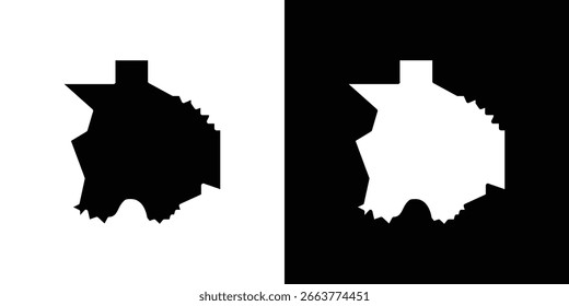 Texas icon symbol collection. Flat vector stock illustration.