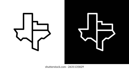 Texas icon vector collection. vector sign illustration