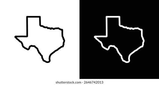 Texas icon vector simple element illustration editable
