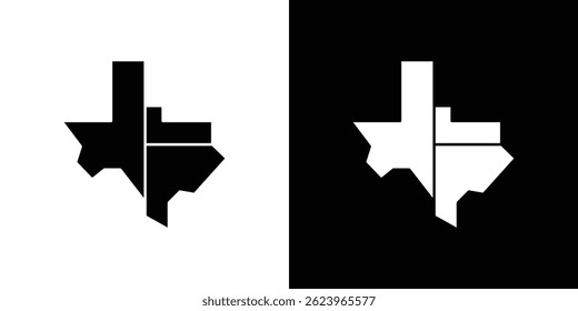 Texas icon vector, solid logo illustration, pictogram
