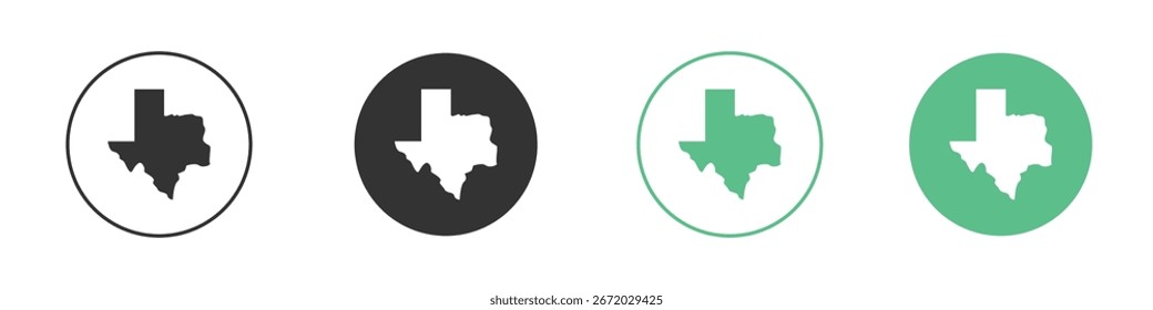 Texas icon for your website or app. eps10
