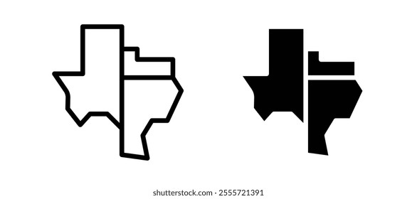 Texas icons for web ui designs