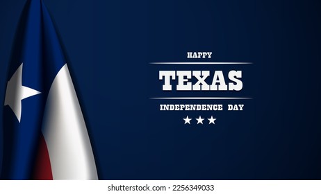 Texas Independence Day 2 Background. Suitable for Banner, Poster, Greeting Card. Vector Illustration. 