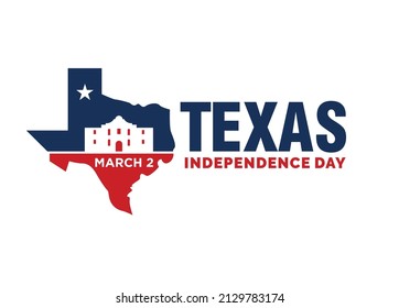 Texas Independence Day. 2nd March. Banner and Poster Design. Vector Illustration.