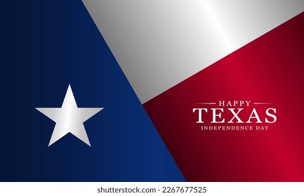 Texas Independence Day Background. Banner, Poster, Greeting Card. Vector Illustration.