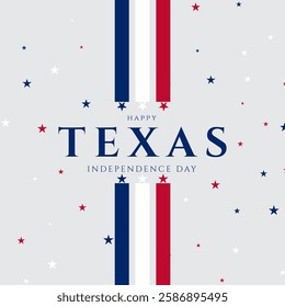 Texas Independence Day Background. Banner, Poster, Greeting Card. Vector Illustration. March 2, Texas Independence Day.
