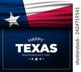 Texas Independence Day Background vector illustration