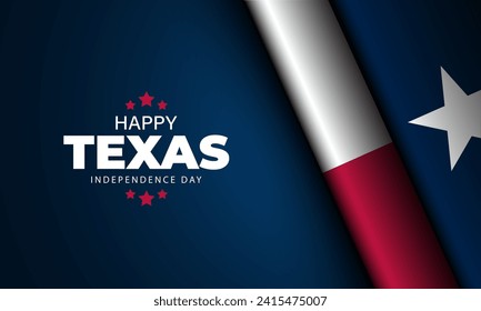 Texas Independence Day Hintergrund, Vektorgrafik
