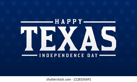 texas independence day march 2nd modern creative banner, sign, design concept, social media post, template with texas flag on a red and blue american abstract background 