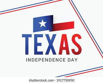 Texas independence Day Poster Or Banner Background