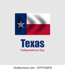 Texas Independence Day ,Vector Illustration.