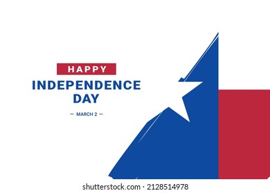 Texas Independence Day. Vector Illustration. The illustration is suitable for banners, flyers, stickers, cards, etc.	