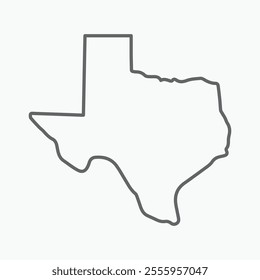 Texas isolated icon. vector illustration.