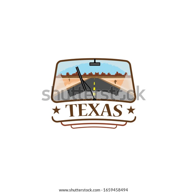 Texas Landscape from Car\
Screen