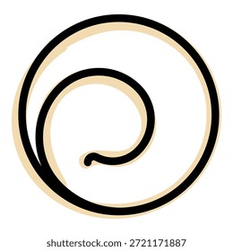 Icono de lazo de Texas. Icono de Vector de lazo de texas de contorno para Diseño web aislado sobre fondo blanco