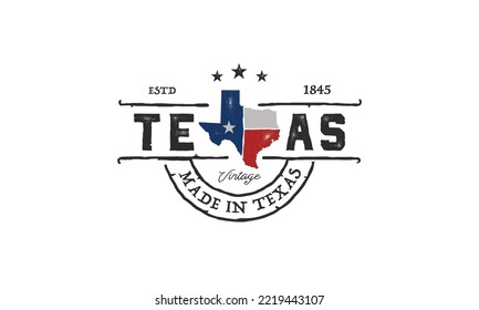 texas logo graphic design template vector illustration vector