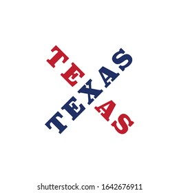 Texas logo icon vector illustration