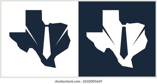texas logo with job business vector