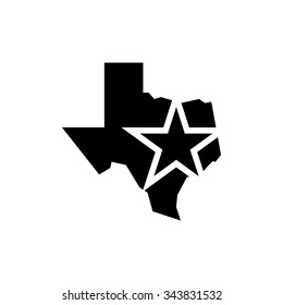 texas logo vector. lone star of texas logo vector.