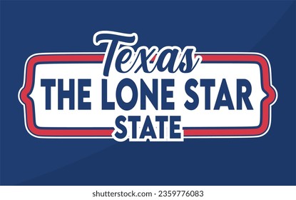 Texas the lone star state