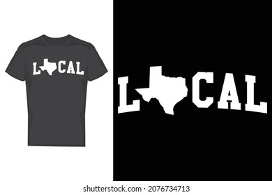 Texas lover t shirt design