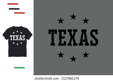 Texas lover t shirt design