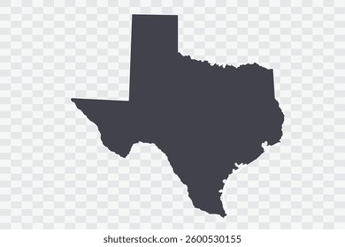 TEXAS Map Anchor Color on White Background quality files Png