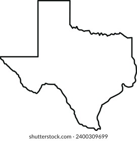 Texas Map Digital EPs Vector graphics File